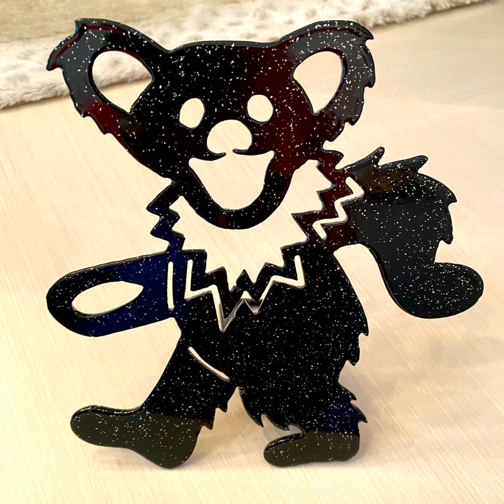 Grateful Dead bear hitch cover for Jeep